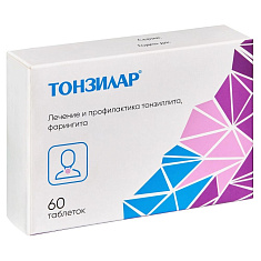 Тонзилар таблетки подъязычные гомеопатические N60