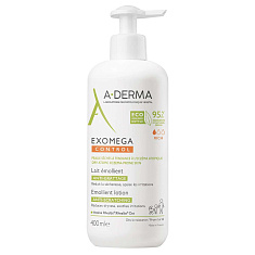 A-Derma ЭКЗОМЕГА Control Смягчающий лосьон для лица и тела 400мл