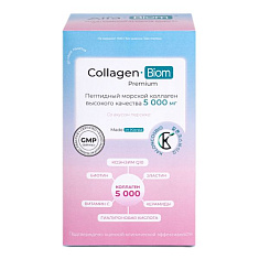 Коллаген-Биом премиум Пептидный морской коллаген 6г N30