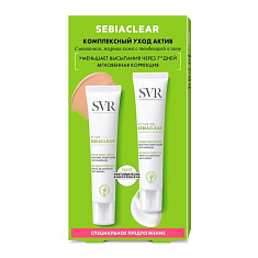 SVR Себиаклир Актив Набор Крем-уход 40мл + Гель 40мл