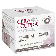 Cera di cupra Крем для лица дневной антивозрастной энергия с комплексом пробиотиков для всех типов кожи 50мл