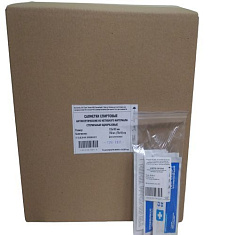 Салфетка спиртовая антисептическая стерильная одноразовая 135х185мм N150 пакет Грани