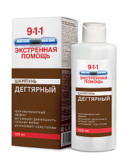 911 Экстренная помощь шампунь Дегтярный 150мл