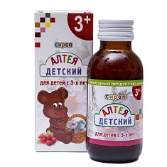 Сироп Алтея детский с 3 лет 100мл Биоинвентика