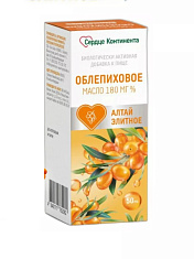 Сердце Континента Облепиховое масло 180мг% 50мл