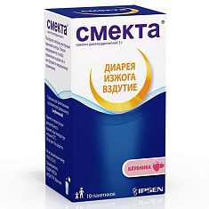 Смекта порошок для приготовления суспензии клубника 3г 3,76г N10