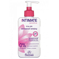 Floresan Intimate гель для интимной гигиены деликатный Sensitive 250мл