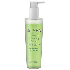 Dr.Sea Гель для лица балансирующий очищающий с комплексом биосахаридов и  зеленым чаем 200мл