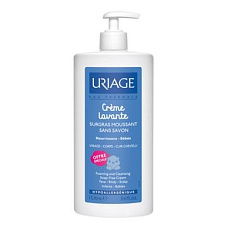 Uriage (Урьяж) Очищающий пенящийся крем для детей и новорожденных 1л