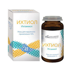 Ихтиоловая мазь для наружного применения 20% 25г банка Усолье-Сибирский Хфк