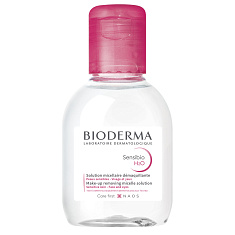 Bioderma Sensibio H2O Мицеллярная вода для очищения нормальной и чувствительной кожи лица 100 мл