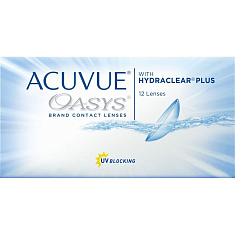 Линзы контактные Acuvue Oasys with Hydraclear Plus №12 -1,75
