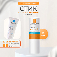 Ля Рош Позе Антгелиос Солнцезащитный стик для чувствительных зон SPF50+ 9 г