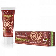 Рокс Зубная паста Junior Шоколад и карамель 74г