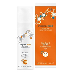 Inspira Sun Guard Spray Солнцезащитный лосьон-спрей SPF 50 150мл