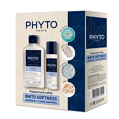 Phyto Подарочный набор Softness шампунь 250мл + сухой шампунь 75мл