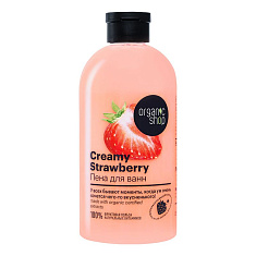 Organic Shop Creamy Strawberry Пена для ванн 500мл