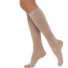 Интекс Элеганс Гольфы женские с закрытым носком класс 1 размер XL бежевый