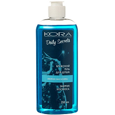 Кора Daily Secrets Гель для душа мужской Энергия космоса 250мл