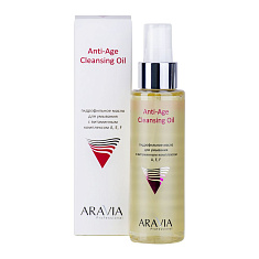 Aravia Professional Гидрофильное масло для умывания с витаминным комплексом А,Е,F Anti-Age Cleansing Oil 110мл