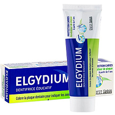 Эльгидиум зубная паста для взрослых и детей 7+ с индикацией зубного налета Plaque-Disclosing 50мл