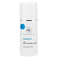 Holy Land Probiotic 3-в-1 мыло, очиститель, тоник 150мл