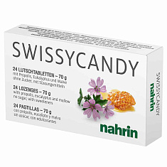 Nahrin Swissycandy Швейцарские леденцы для горла N24