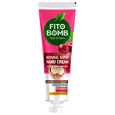 Фитокосметик Fito Bomb Супер крем для рук восстановление, смягчение, молодость, уход за кутикулой 24мл