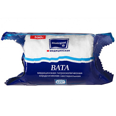 Вата Матопат хирургическая нестерильная хлопковая в рулоне 100г