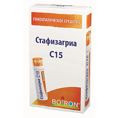 Стафизагриа C15 гранулы гомеопатические 4г