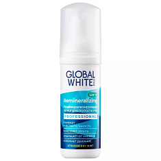 Global white PRO Пенка для полости рта реминерализирующая 50мл