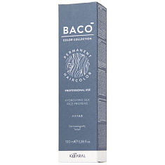 Kaaral Baco Color крем-краска для волос 8.01 светлый блондин натурально-пепельный