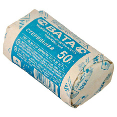 Вата хирургическая стерильная 50г Ника
