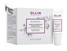 Ollin BioNika Энергетическая сыворотка против выпадения волос 6х15мл