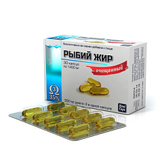 Рыбий жир очищенный капсулы 1400мг N30 Реалкапс