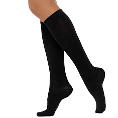 Интекс Элеганс Гольфы женские с закрытым носком класс 1 размер S черный