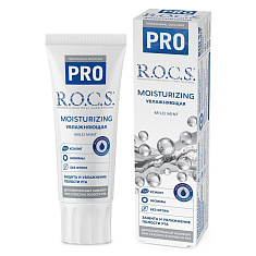 ROCS зубная паста PRO Moisturizing Увлажняющая Мягкая мята 74г