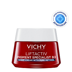 Vichy Лифтактив Ночной крем для лица с ретинолом против пигментации и морщин 50мл