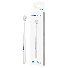 Montcarotte (Монткаротте) Зубная щетка для взрослых Pro Angle Toothbrush цвет белый