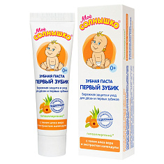 Мое Солнышко Зубная паста Первый зубик с алоэ и экстрактом календулы 40г