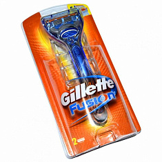 Gillette станок Fusion + 2 сменные кассеты