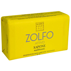 Mario Fissi 1937 Мыло туалетное твердое серное восстанавливающее баланс для жирной кожи 100г