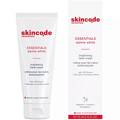 Skincode Essentials Alpine White Осветляющий крем для рук 75 мл