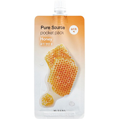 Missha Pure Source Pocket pack Маска кремовая ночная с экстрактом меда 10мл