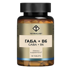 Tetralab Габа + В6 таблетки 500мг №90