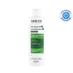 Vichy (Виши) Деркос Интенсивный шампунь-уход против перхоти для нормальных и жирных волос 200 мл