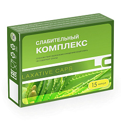 Слабительный комплекс капсулы 0,43г N15 Вис