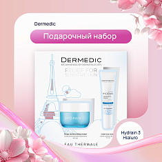 Dermedic Hydrain3 Hialuro Набор Глубоко увлажняющий дневной крем SPF15 50мл + Крем для кожи вокруг глаз 15мл