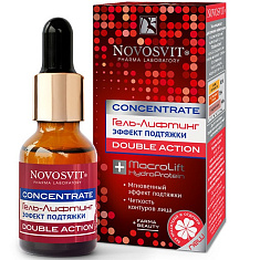Новосвит Гель-лифтинг эффект подтяжки Concentrate Double Action 25 мл
