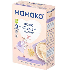 Мамако Каша Овсяная на козьем молоке 200г